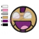 Iron Man Awesome Smiley Embroidery Design
